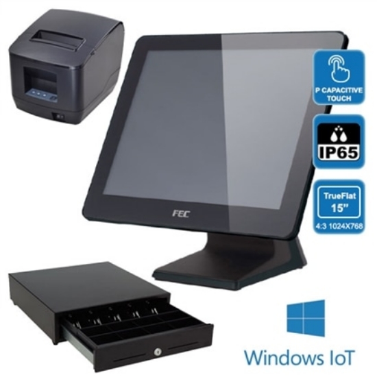 Picture of BUNDLE POS 9635CL J1900 4GB,SD120 C/GAVETA E IMPR. E WIN IOT