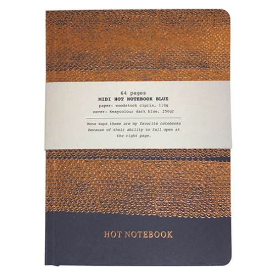 Picture of BLOCO DE NOTAS PAPETTE MIDI HOT COPPER A5 AZUL