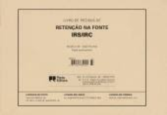Picture of LIVRO DE RECIBOS RENDA MOD.90 PORTO EDITORA (86090)