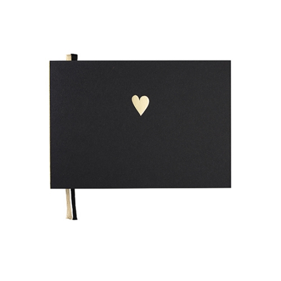 Picture of LIVRO DIÁRIO PAPETTE BOOX A5 50F COLADO PRETO CORAÇÃO