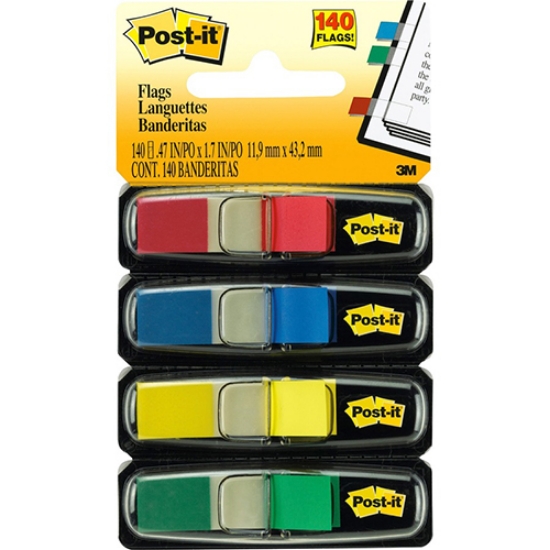 Picture of INDEX ADERENTE POST-IT 683-4 11,9X43,2 (BLISTER 4 CORES)