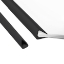 Picture of BAGUETE DE PLASTICO A4 10MM PRETA