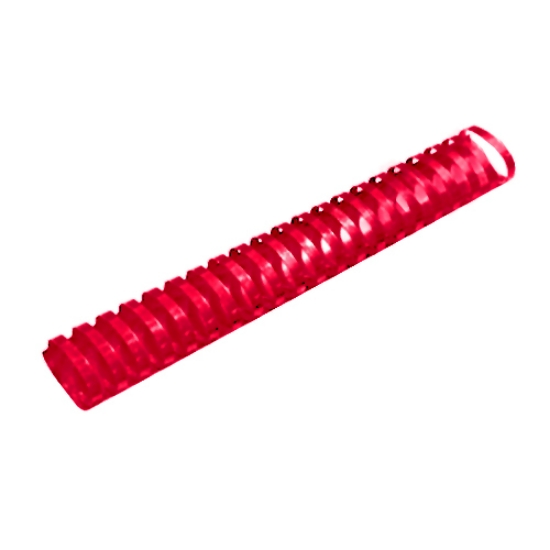 Imagem de ARG. ESPIRAL PLASTICO 38MM VERMELHA OVAL