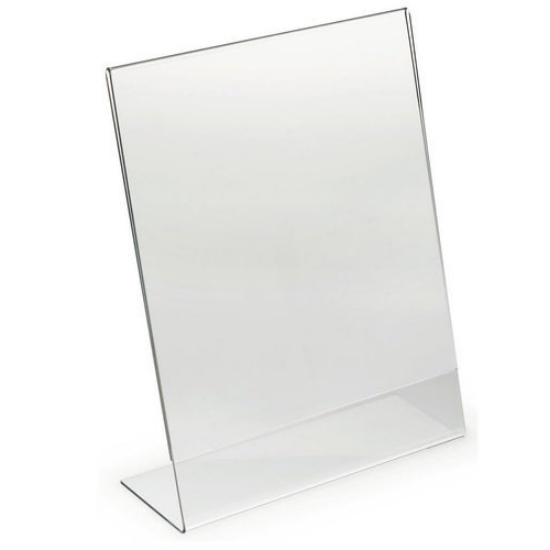 Imagem de PORTA-FOLHETOS DE BALCÃO A5 EM "L" 1F TRANSPARENTE (98202)