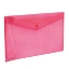 Imagem de BOLSA TIPO ENVELOPE A4 COM MOLA FEGOL E105 VERMELHO TRANSLÚCIDO