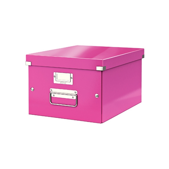 Imagem de CX. ARRUMAÇAO MEDIA LEITZ WOW 6044 CARTAO PP ROSA