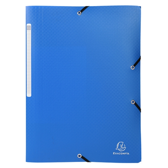 Imagem de CAPA C/ELASTICOS PP A4 EXACOMPTA AZUL CL. (55082E)