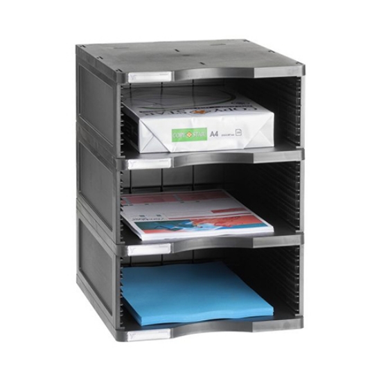 Imagem de DISTRIBUIDOR 3 PRATELEIRAS JUMBO ARCHIVO2000 6513NE PRETO