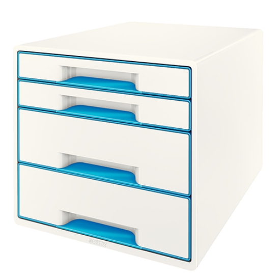 Picture of DISTRIBUIDOR 4 GAVETAS LEITZ WOW 52132036 AZUL