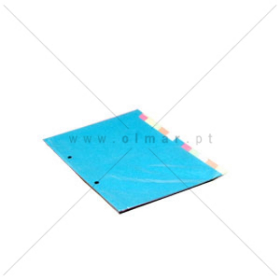 Imagem de SEPARADOR CARTOLINA A5 12 POSIÇÕES PAJORY CORES
