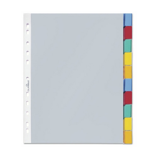 Picture of SEPARADOR PLASTICO A4 10 POSIÇOES DURABLE 6632 PERSONAL.
