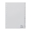 Imagem de SEPARADOR PP A4 A-Z DURABLE 6513 CINZA (ALFABETO)