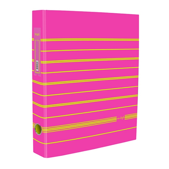 Imagem de PASTA ARQUIVO A4 FEGOL NEO:STYLE L40 018224 RISCAS MAGENTA