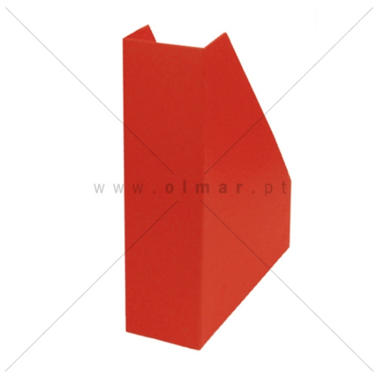 Picture of PORTA-REVISTAS CARTÃO FORRADO L8CM FEGOL VERMELHO