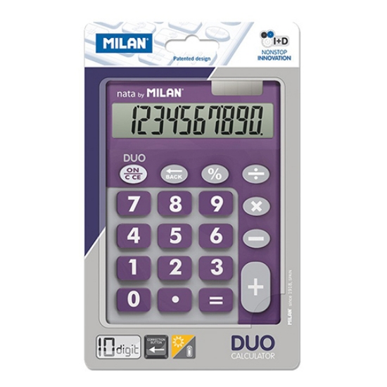 Picture of CALCULADORA DE SECRETÁRIA MILAN DUO LILÁS 150610TDPRBL
