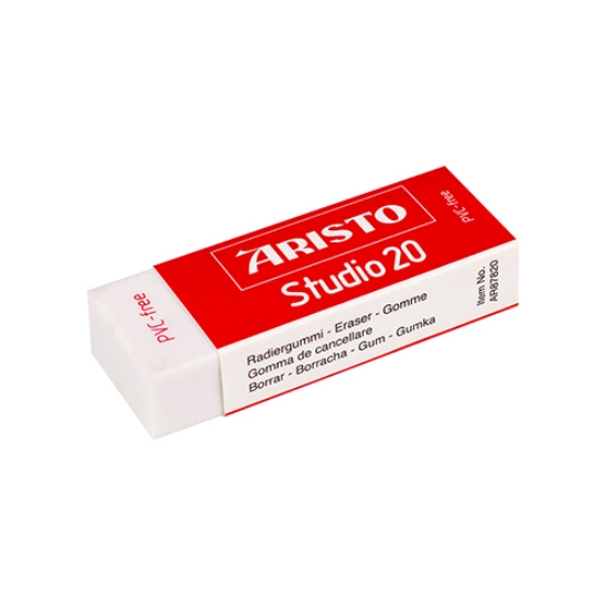 Imagem de BORRACHA ARISTO STUDIO 20 BRANCA AR87820