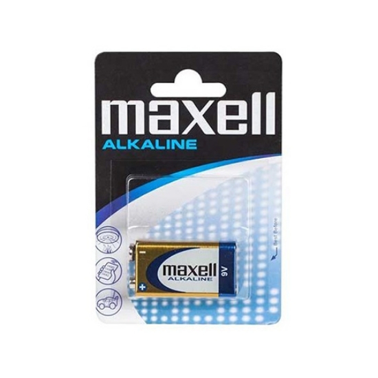 Imagem de BLISTER COM 1 PILHA ALCALINA 6LR61 9V MAXELL MN1604