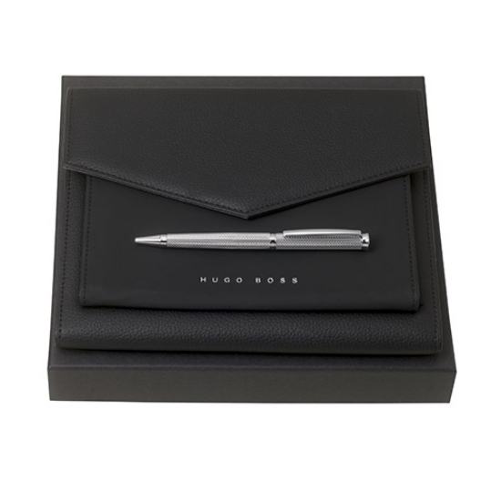 Picture of CONJUNTO HUGO BOSS "ESFEROGRÁFICA + CAPA BLOCO A5" (HPBM809A)