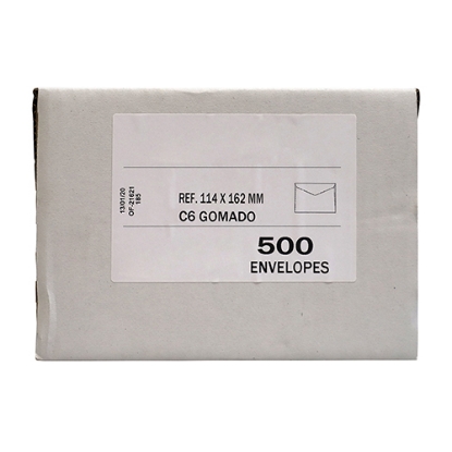 Imagem de ENV. C/6 114X162 P.BICO 70G CREME REF.70 (CX.500UDS)