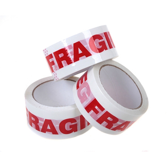 Imagem de RL. FITA ADES. C/IMPRESSAO "FRAGIL" 50MMX60MT PVC BRANCA
