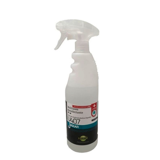 Imagem de LIQUIDO HIDROALCOOL JAGUAR V407 VIRUCIDA 75% ALCOOL 750ML