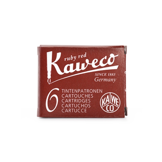 Picture of CX.6 CARTUCHOS TINTA KAWECO VERMELHO RUBY