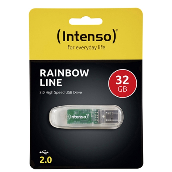 Picture of DISK-PEN 32GB USB 2.0 INTENSO RAINBOW LINE (3502480)