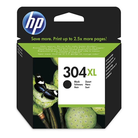 Picture of TINTEIRO ORIGINAL HP 304XL N9K08AE PRETO ALTA CAPACIDADE