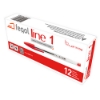 Imagem de CAIXA COM 12 ESFEROGRÁFICAS FEGOL LINE 1 VERMELHO