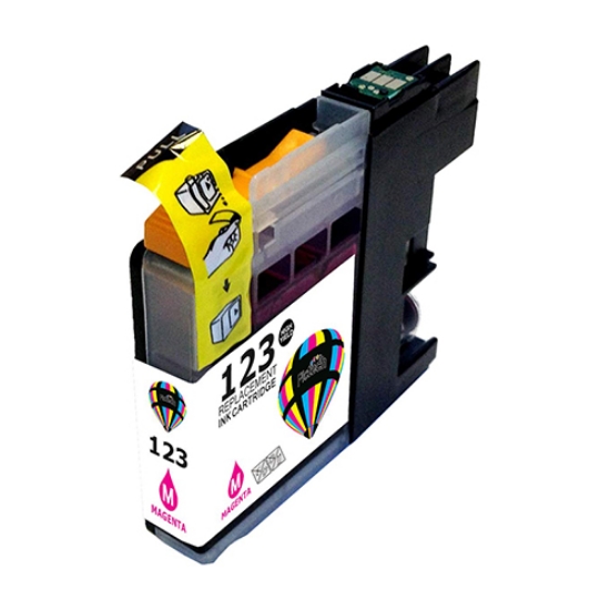 Picture of TINTEIRO COMPATIVEL BROTHER LC-123MBP MAGENTA