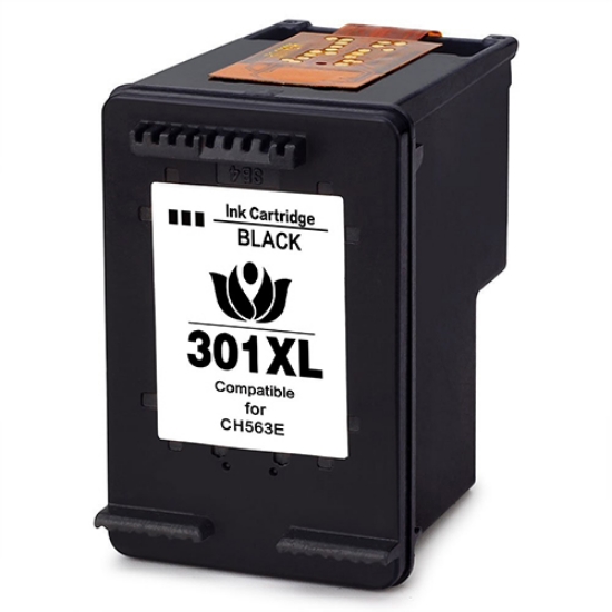 Picture of TINTEIRO COMPATÍVEL HP 301XL CH563EE PRETO (ALTA CAPACIDADE)