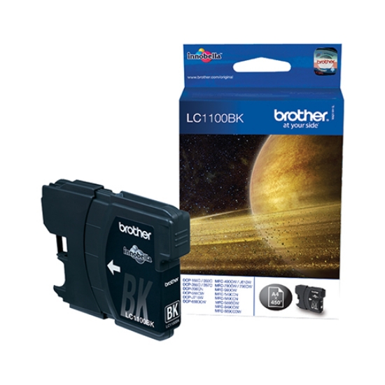 Imagem de TINTEIRO ORIGINAL BROTHER LC-1100BK PRETO