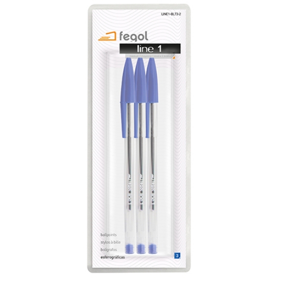 Picture of BLT.3 ESFEROG. FEGOL CRISTAL LINE 1 AZUL (LINE1-BLT3-2)
