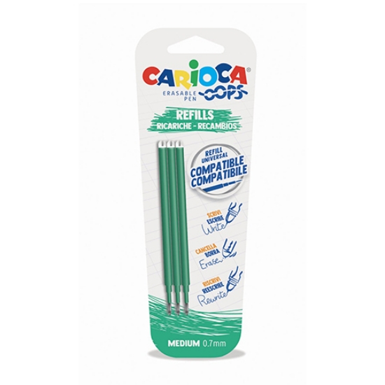 Imagem de BLT.3 RECARGAS CARIOCA OOPS 0.7MM VERDE (43041/04)
