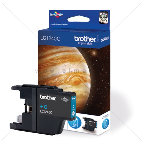 Imagem de TINTEIRO ORIGINAL BROTHER LC-1240CBP CYAN 600PAG.