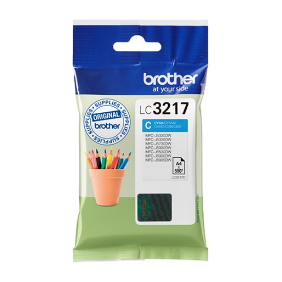 Picture of TINTEIRO ORIGINAL BROTHER LC-3217C CYAN