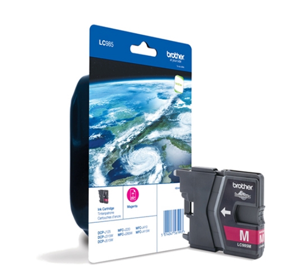 Imagem de TINTEIRO ORIGINAL BROTHER LC-985M MAGENTA 260PAG.