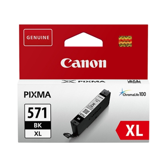 Imagem de TINTEIRO ORIGINAL CANON CLI-571BKXL PRETO ALTA CAPAC.
