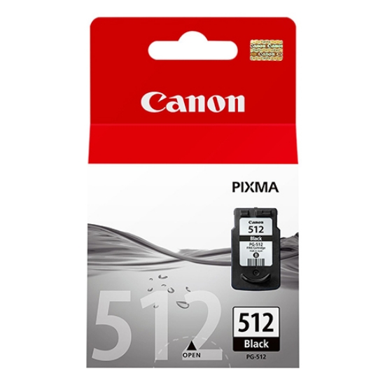 Picture of TINTEIRO ORIGINAL CANON PG-512 PRETO ALTA CAPAC.