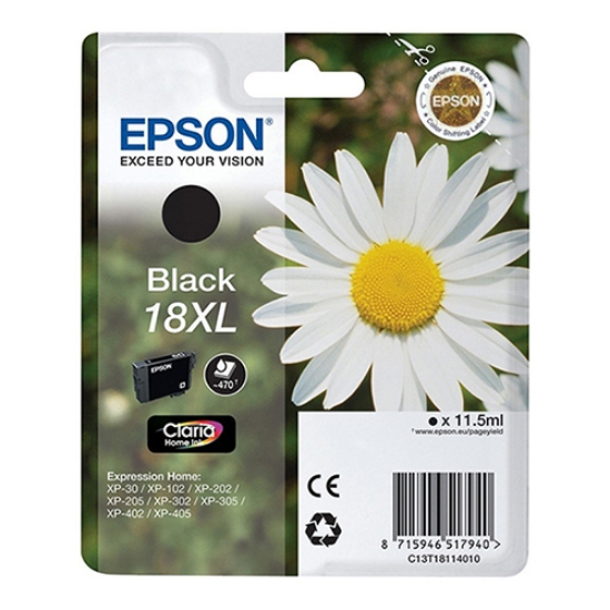 Picture of TINTEIRO ORIGINAL EPSON 18XL MARGARIDA PRETO (T1811)