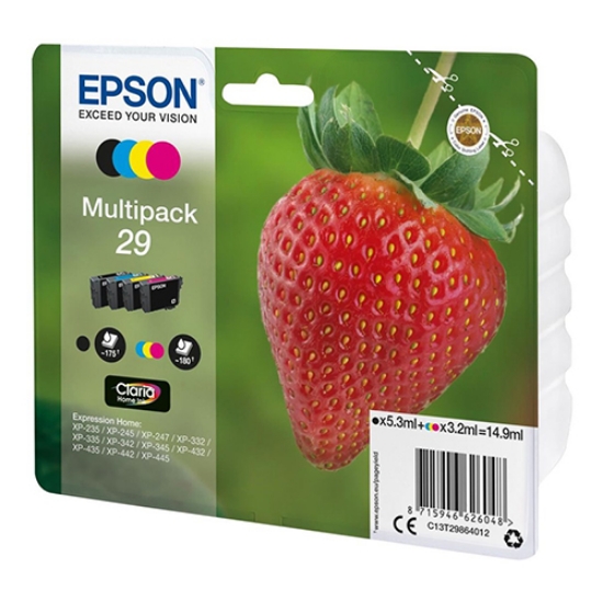 Picture of TINTEIRO ORIGINAL EPSON 29 (T2986) PACK C/4 CORES