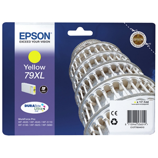 Picture of TINTEIRO ORIGINAL EPSON 79XL T7904 AMARELO 2.000 PAGINAS