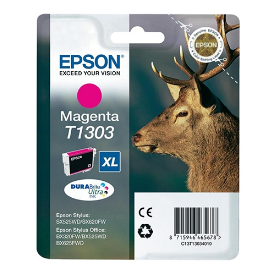 Imagem de TINTEIRO ORIGINAL EPSON T1303XL MAGENTA ALTA CAPAC. 10.1ML