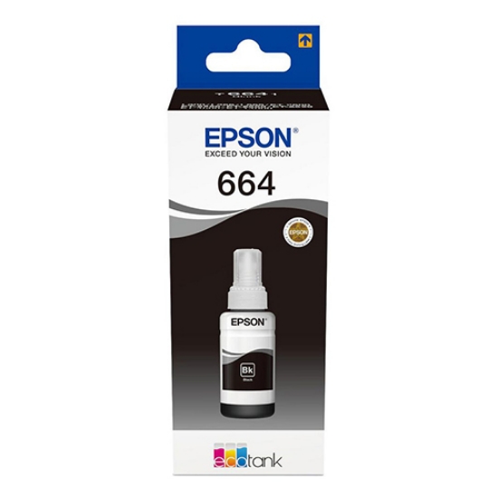 Picture of TINTEIRO ORIGINAL EPSON T6641 PRETO 70ML (ECOTANK)
