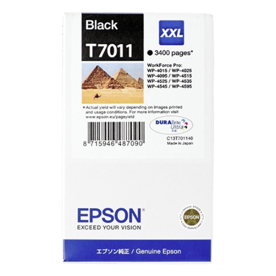 Picture of TINTEIRO ORIGINAL EPSON T7011 XXL PRETO ALTA CAPAC.
