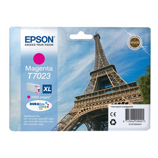 Picture of TINTEIRO ORIGINAL EPSON T7023 XL MAGENTA ALTA CAPAC.