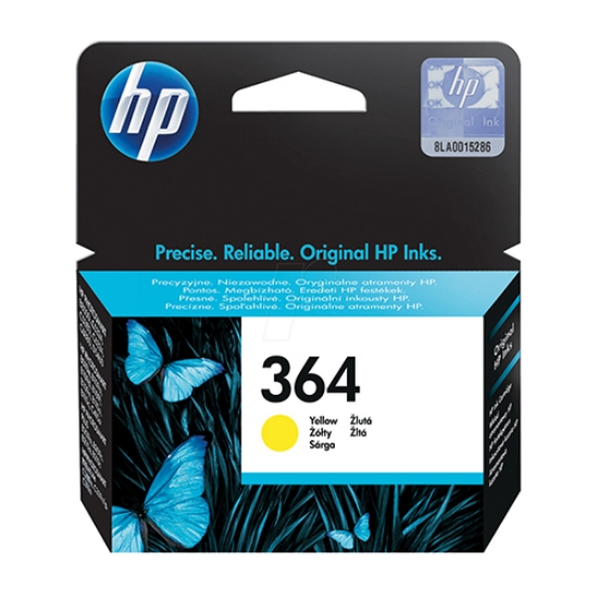 Imagem de TINTEIRO ORIGINAL HP 364 CB320EE AMARELO