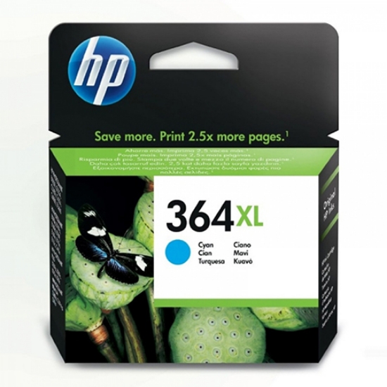 Imagem de TINTEIRO ORIGINAL HP 364XL CB323EE CYAN ALTA CAPAC.