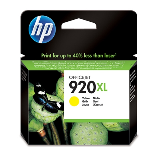 Imagem de TINTEIRO ORIGINAL HP 920XL CD974AE AMARELO ALTA CAPAC.