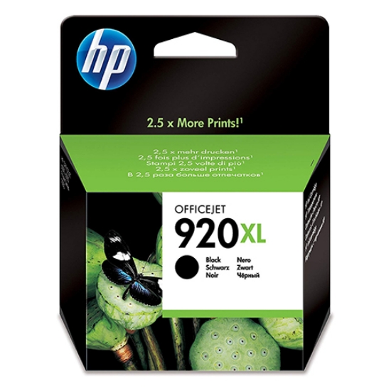 Picture of TINTEIRO ORIGINAL HP 920XL CD975AE PRETO ALTA CAPAC.